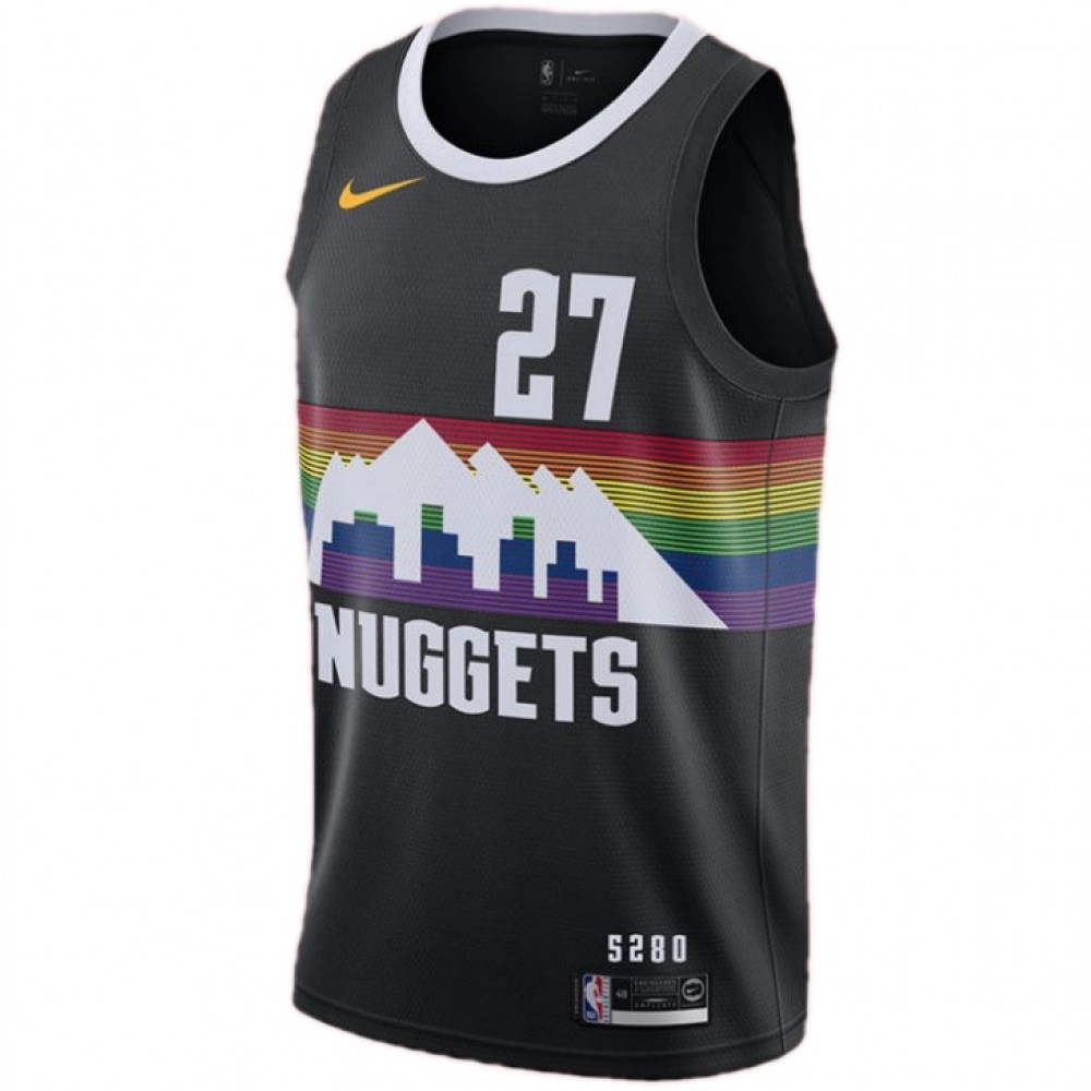 Men's Denver Nuggets Jamal Murray #27 Black Swingman Player Jersey – City Edition-Pro Kit Vault | Brand New 26/27 Sports Jerseys